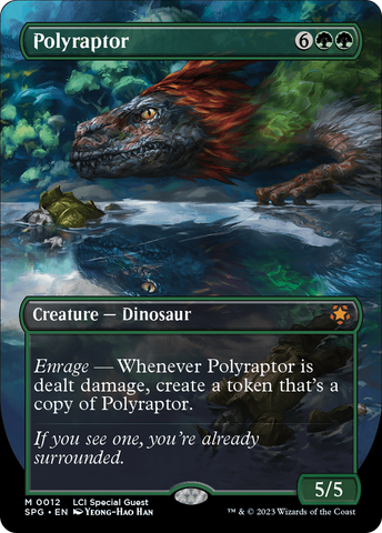 Polyraptor (Borderless) [The Lost Caverns of Ixalan Special Guests] - The Mythic Store | 24h Order Processing