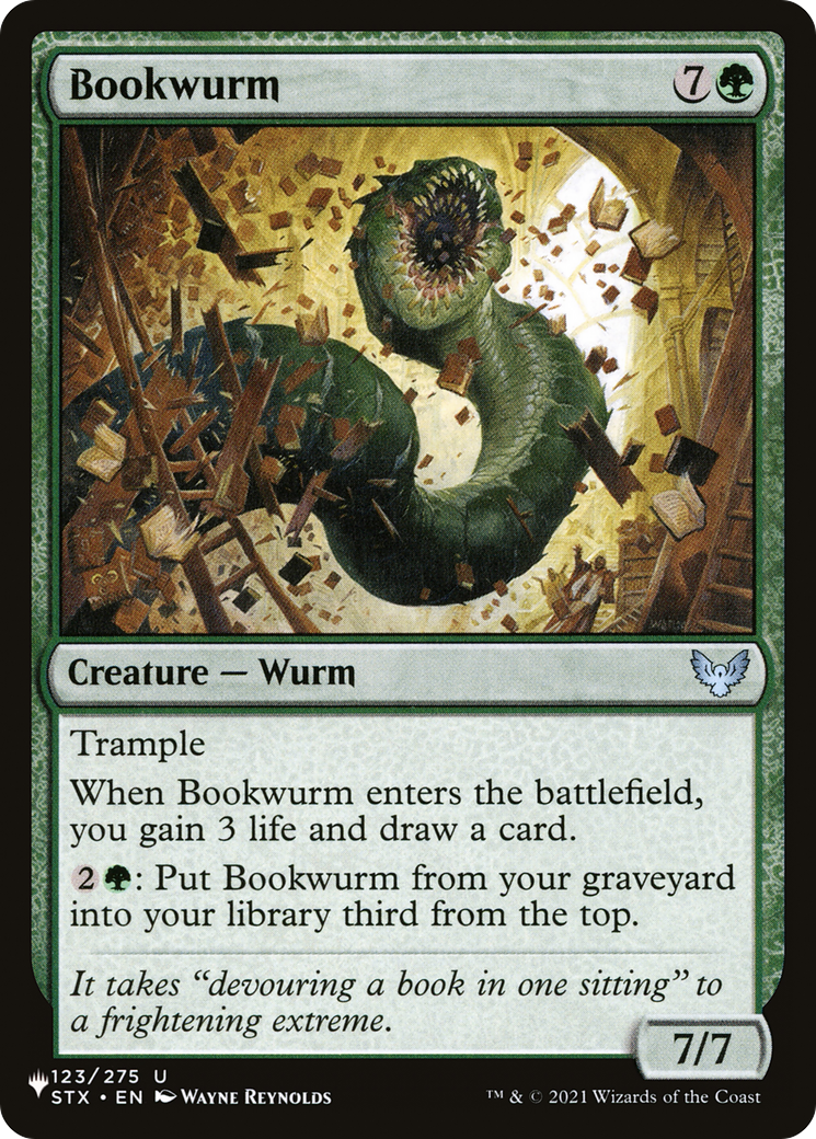 Bookwurm [The List Reprints] - The Mythic Store | 24h Order Processing