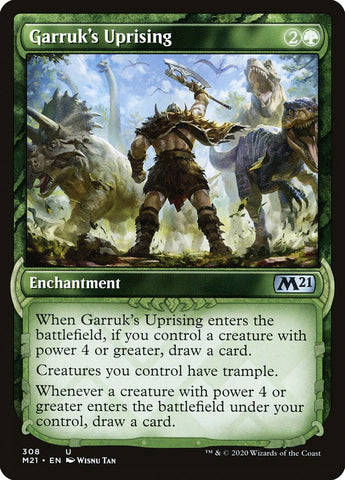 Garruk's Uprising (Showcase) [Core Set 2021] - The Mythic Store | 24h Order Processing