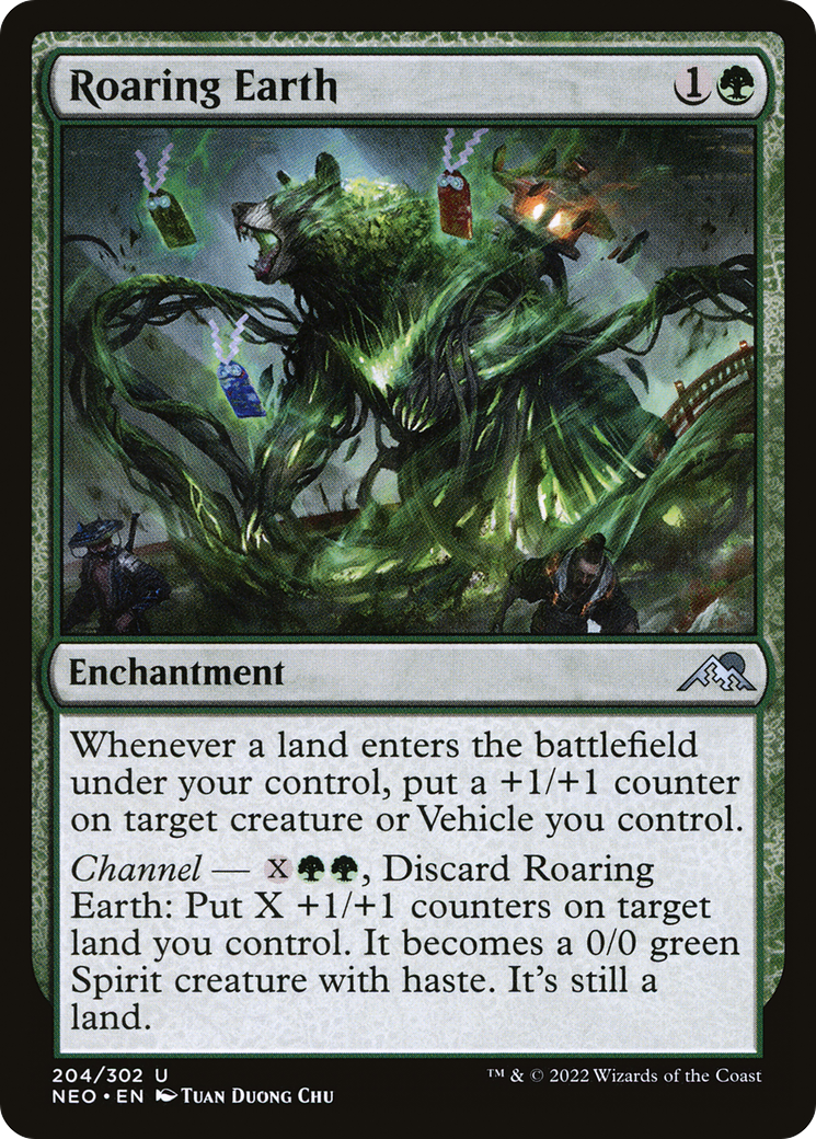 Roaring Earth [Kamigawa: Neon Dynasty] - The Mythic Store | 24h Order Processing