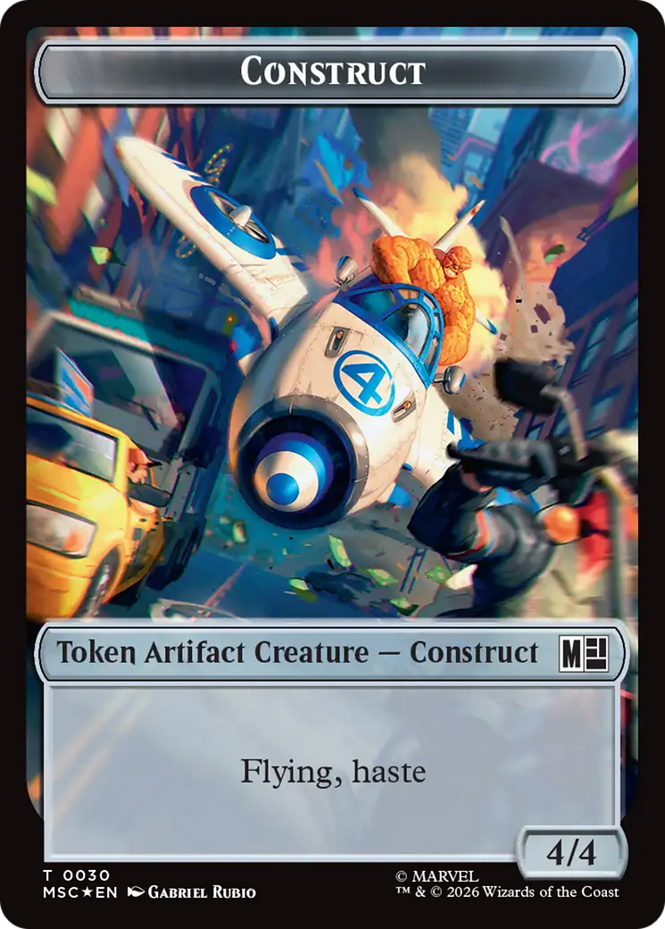 Council of Reeds (024) // Construct (030) Double-Sided Token (Surge Foil) [Marvel Super Heroes Commander Tokens] - The Mythic Store | 24h Order Processing