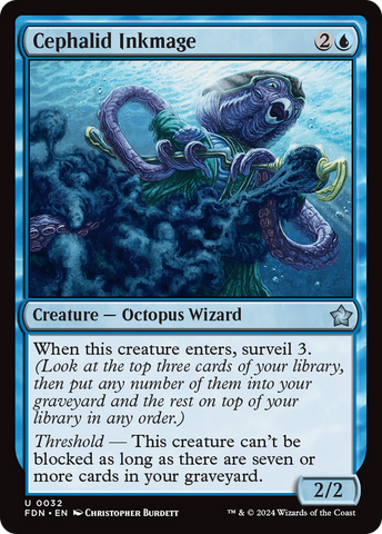 Cephalid Inkmage [Foundations] - The Mythic Store | 24h Order Processing