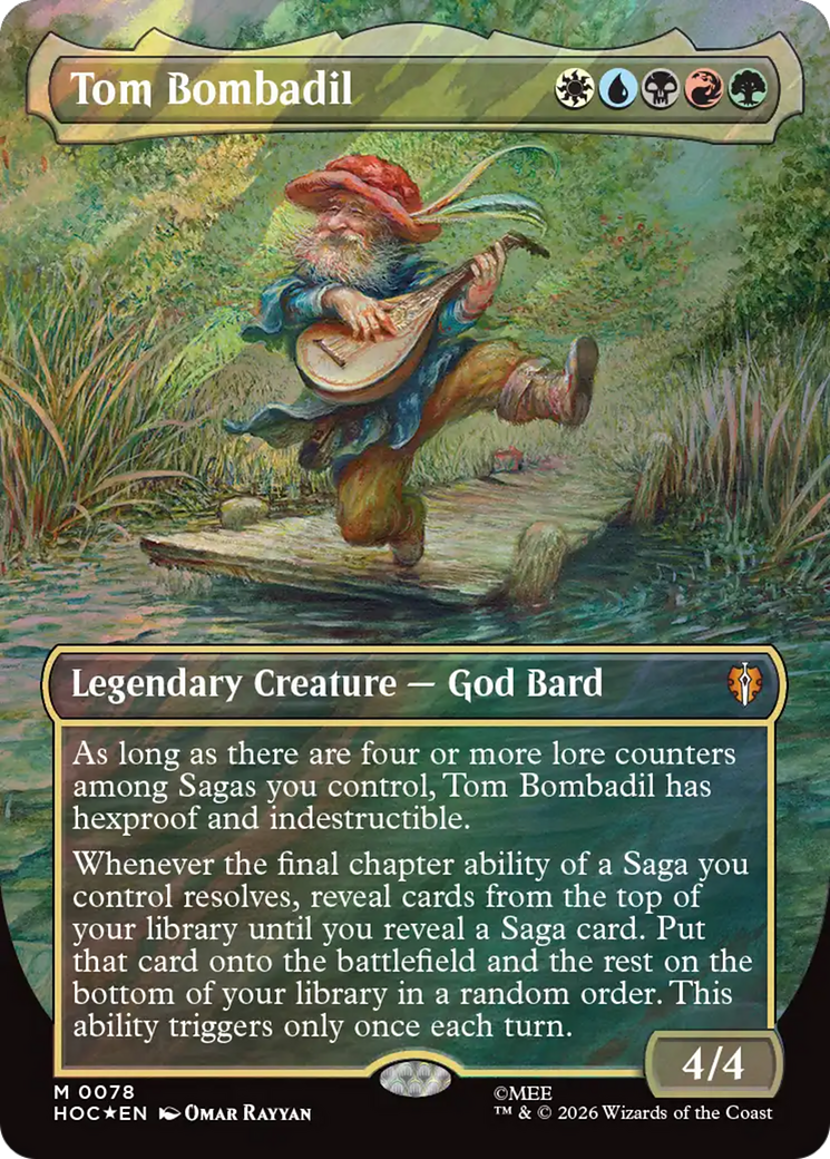 Tom Bombadil (Borderless) (Surge Foil) [The Hobbit] - The Mythic Store | 24h Order Processing