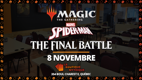 MTG Spider-Man The Final Battle Standard (8 Nov) Ticket - The Mythic Store | 24h Order Processing