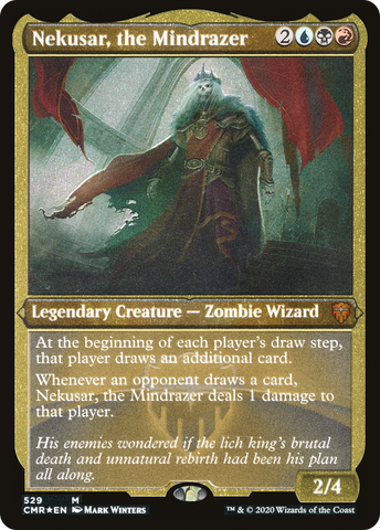 Nekusar, the Mindrazer (Etched) [Commander Legends] - The Mythic Store | 24h Order Processing
