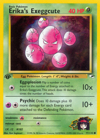 Erika's Exeggcute (77/132) [Gym Heroes 1st Edition] - The Mythic Store | 24h Order Processing
