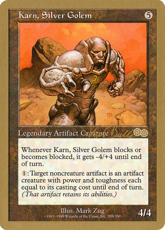 Karn, Silver Golem (Kai Budde) [World Championship Decks 1999] - The Mythic Store | 24h Order Processing