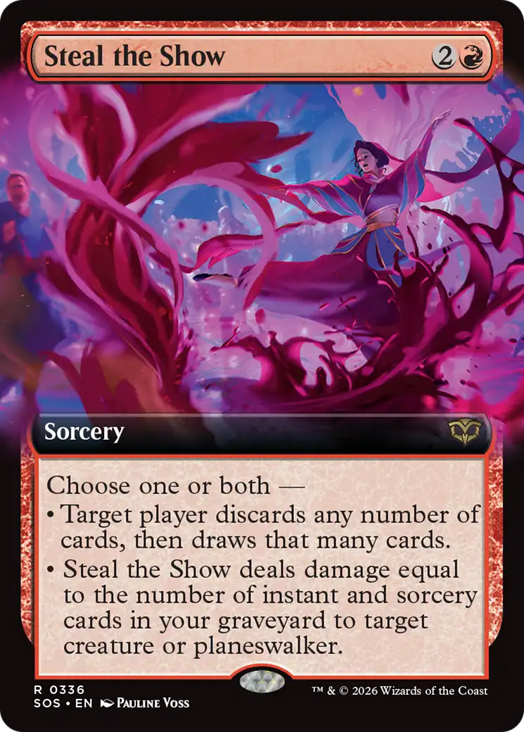Steal the Show (Extended Art) [Secrets of Strixhaven] - The Mythic Store | 24h Order Processing