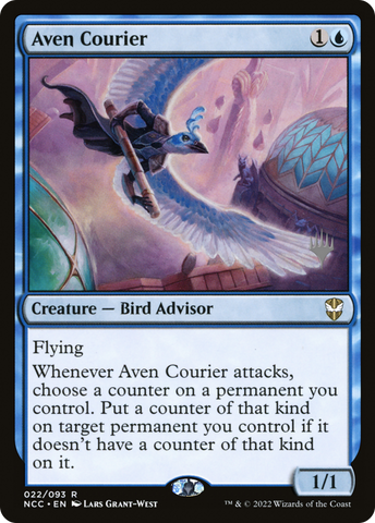 Aven Courier (Promo Pack) [Streets of New Capenna Commander Promos] - The Mythic Store | 24h Order Processing