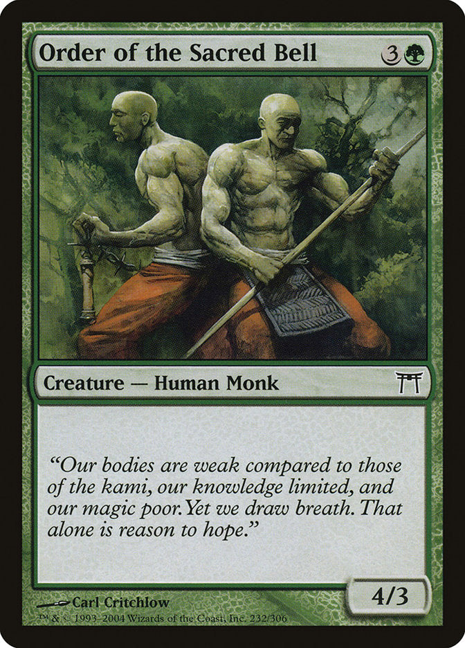 Order of the Sacred Bell [Champions of Kamigawa] - The Mythic Store | 24h Order Processing