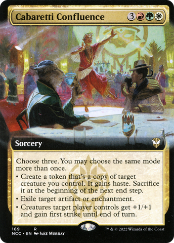 Cabaretti Confluence (Extended Art) [Streets of New Capenna Commander] - The Mythic Store | 24h Order Processing