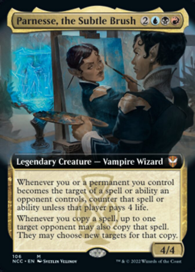 Parnesse, the Subtle Brush (Extended Art) [Streets of New Capenna Commander] - The Mythic Store | 24h Order Processing