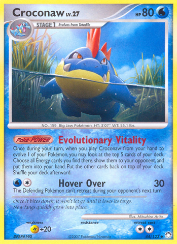 Croconaw (44/123) [Diamond & Pearl: Mysterious Treasures] - The Mythic Store | 24h Order Processing