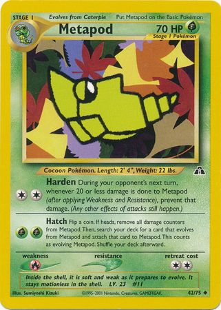 Metapod (42/75) [Neo Discovery Unlimited] - The Mythic Store | 24h Order Processing