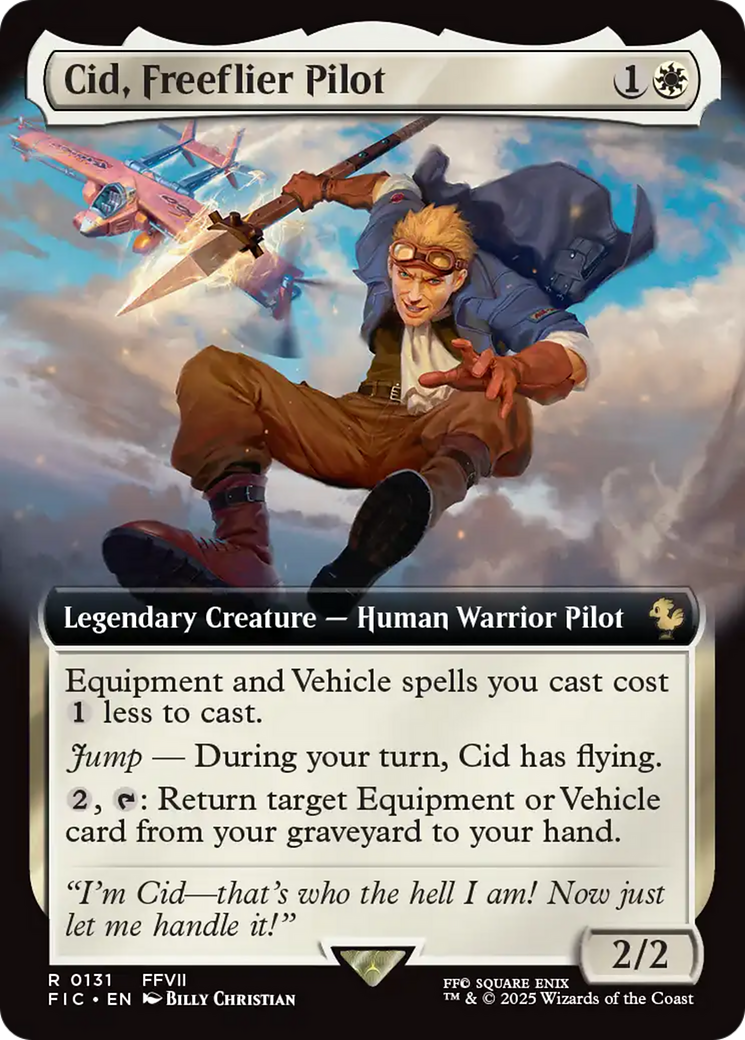 Cid, Freeflier Pilot (Extended Art) [FINAL FANTASY Commander] - The Mythic Store | 24h Order Processing