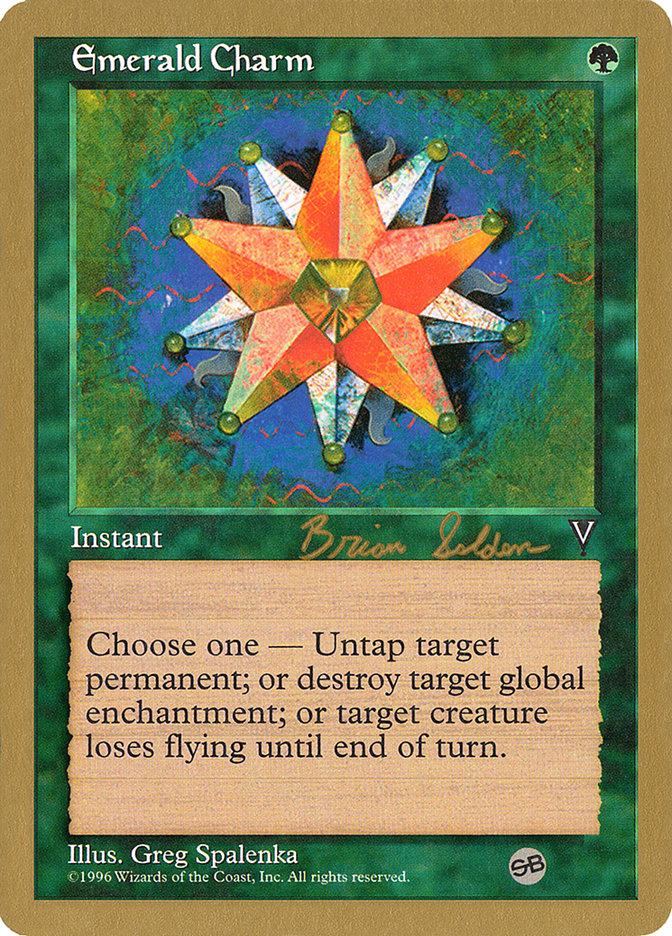 Emerald Charm (Brian Selden) (SB) [World Championship Decks 1998] - The Mythic Store | 24h Order Processing