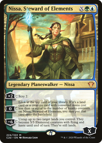 Nissa, Steward of Elements [Commander 2020] - The Mythic Store | 24h Order Processing