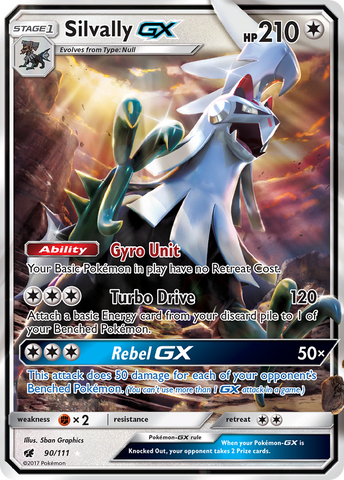 Silvally GX (90/111) [Sun & Moon: Crimson Invasion] - The Mythic Store | 24h Order Processing
