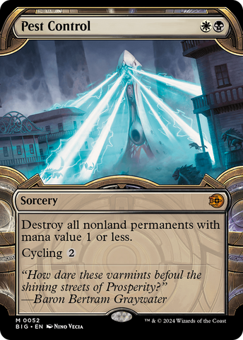 Pest Control (Showcase) [Outlaws of Thunder Junction: The Big Score] - The Mythic Store | 24h Order Processing