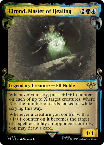 Elrond, Master of Healing [The Lord of the Rings: Tales of Middle-Earth Showcase Scrolls] - The Mythic Store | 24h Order Processing
