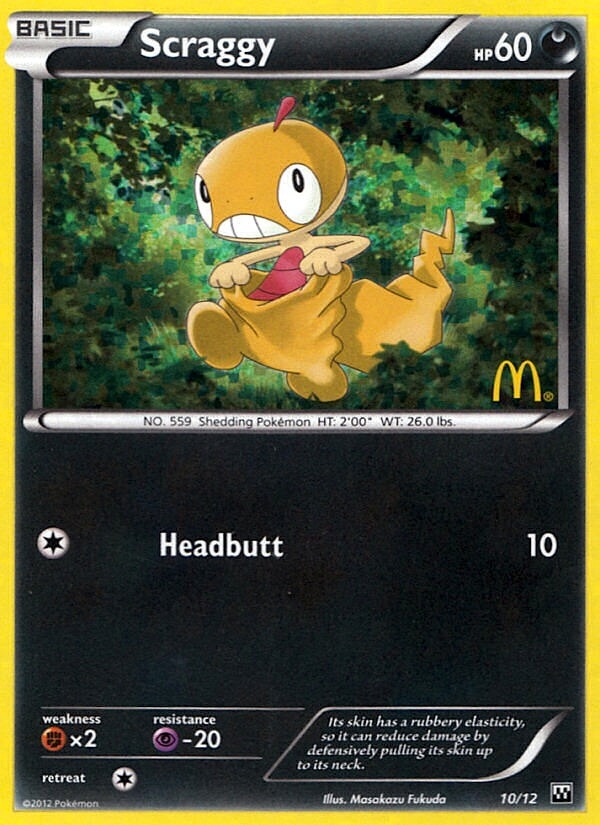 Scraggy (10/12) [McDonald's Promos: 2012 Collection] - The Mythic Store | 24h Order Processing