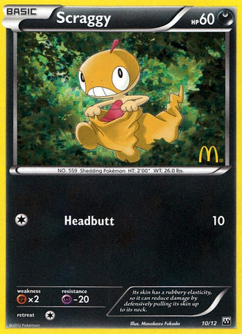 Scraggy (10/12) [McDonald's Promos: 2012 Collection] - The Mythic Store | 24h Order Processing