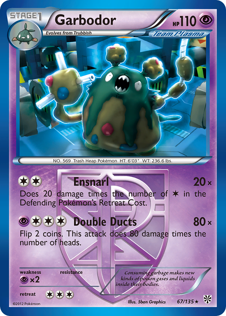 Garbodor (67/135) [Black & White: Plasma Storm] - The Mythic Store | 24h Order Processing