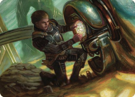 Urza, Powerstone Prodigy Art Card [The Brothers' War Art Series] - The Mythic Store | 24h Order Processing