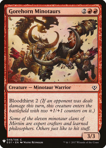 Gorehorn Minotaurs [Mystery Booster] - The Mythic Store | 24h Order Processing