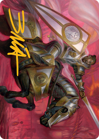 Sigiled Sentinel Art Card (Gold-Stamped Signature) [March of the Machine Art Series] - The Mythic Store | 24h Order Processing