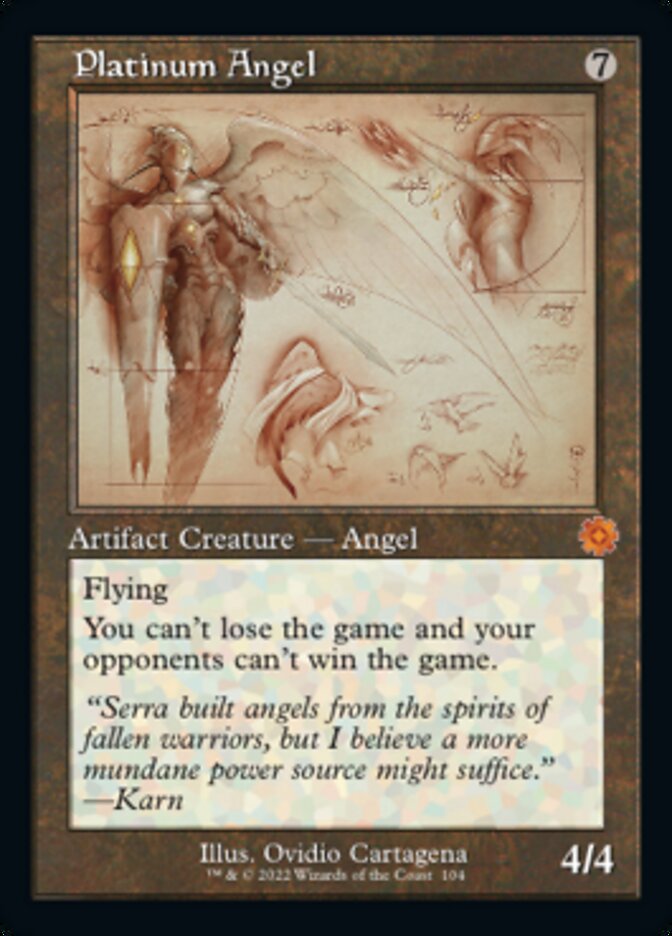 Platinum Angel (Retro Schematic) [The Brothers' War Retro Artifacts] - The Mythic Store | 24h Order Processing