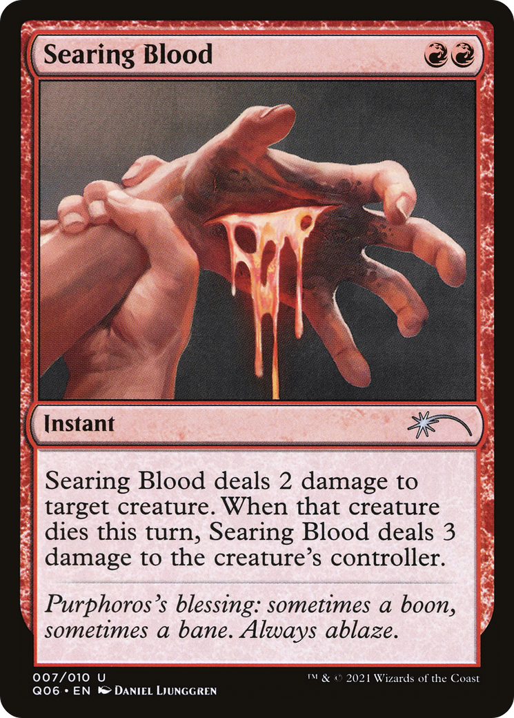 Searing Blood [Pioneer Challenger Decks 2021] - The Mythic Store | 24h Order Processing