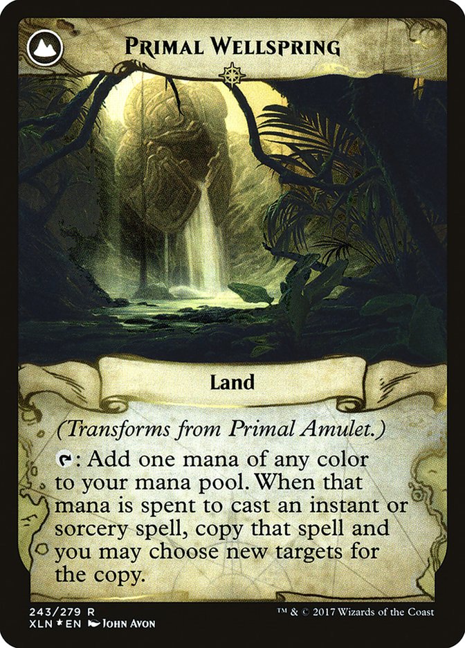 Primal Amulet // Primal Wellspring [Ixalan Prerelease Promos] - The Mythic Store | 24h Order Processing