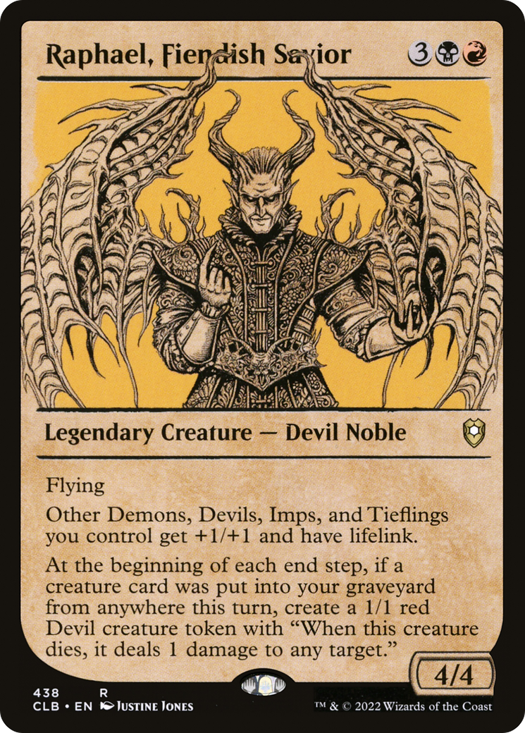 Raphael, Fiendish Savior (Showcase) [Commander Legends: Battle for Baldur's Gate] - The Mythic Store | 24h Order Processing