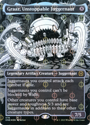 Graaz, Unstoppable Juggernaut (Borderless Manga Step-and-Compleat Foil) [Phyrexia: All Will Be One] - The Mythic Store | 24h Order Processing