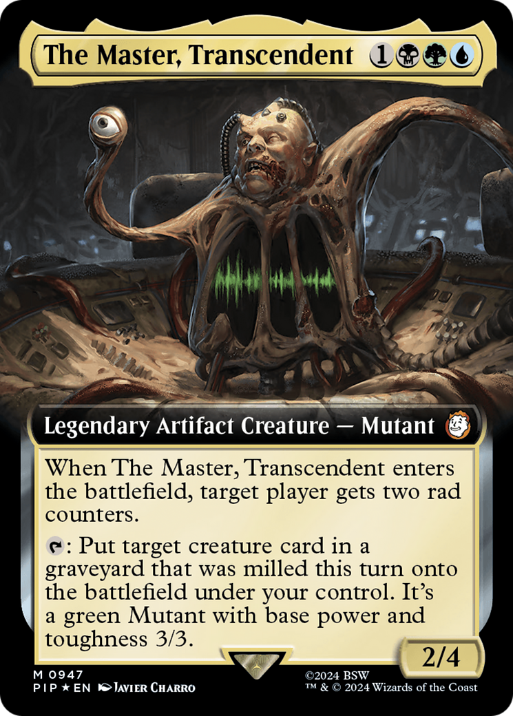 The Master, Transcendent (Extended Art) (Surge Foil) [Fallout] - The Mythic Store | 24h Order Processing