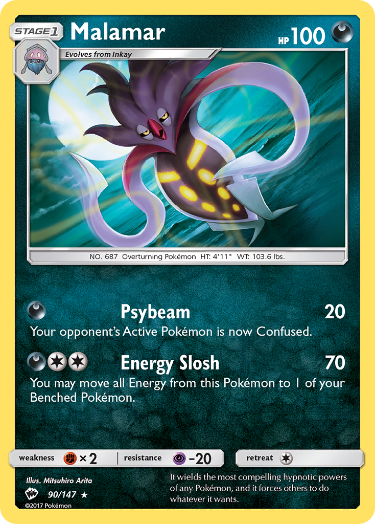 Malamar (90/147) [Sun & Moon: Burning Shadows] - The Mythic Store | 24h Order Processing