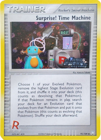 Surprise! Time Machine (91/109) (Stamped) [EX: Team Rocket Returns] - The Mythic Store | 24h Order Processing