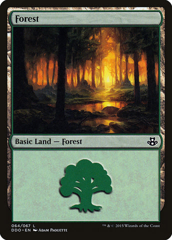 Forest (64) [Duel Decks: Elspeth vs. Kiora] - The Mythic Store | 24h Order Processing