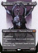 Sheoldred, the Apocalypse (Borderless Concept Praetors) [Phyrexia: All Will Be One] - The Mythic Store | 24h Order Processing