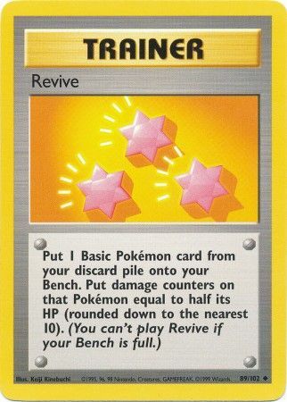 Revive (89/102) [Base Set Unlimited] - The Mythic Store | 24h Order Processing