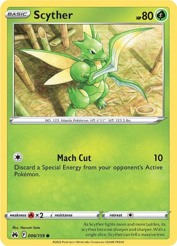 Scyther (006/159) [Sword & Shield: Crown Zenith] - The Mythic Store | 24h Order Processing