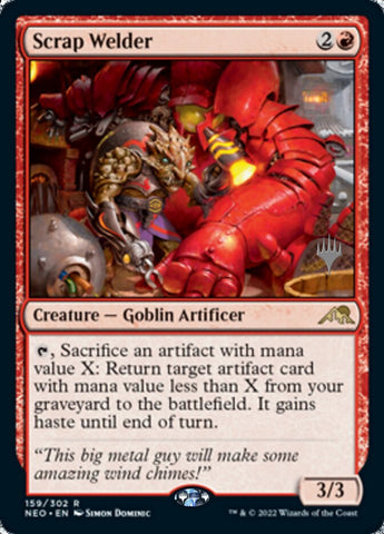 Scrap Welder (Promo Pack) [Kamigawa: Neon Dynasty Promos] - The Mythic Store | 24h Order Processing
