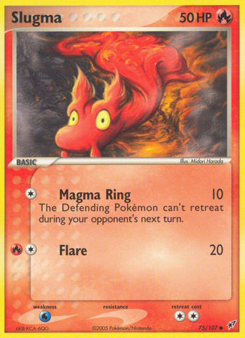 Slugma (75/107) [EX: Deoxys] - The Mythic Store | 24h Order Processing