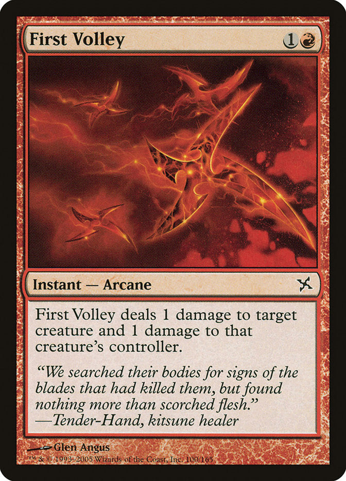 First Volley [Betrayers of Kamigawa] - The Mythic Store | 24h Order Processing