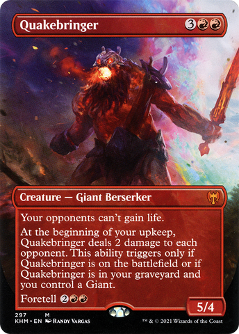 Quakebringer (Borderless Alternate Art) [Kaldheim] - The Mythic Store | 24h Order Processing