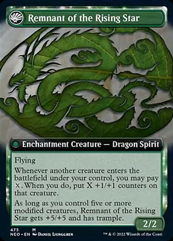 Jugan Defends the Temple // Remnant of the Rising Star (Extended Art) [Kamigawa: Neon Dynasty] - The Mythic Store | 24h Order Processing