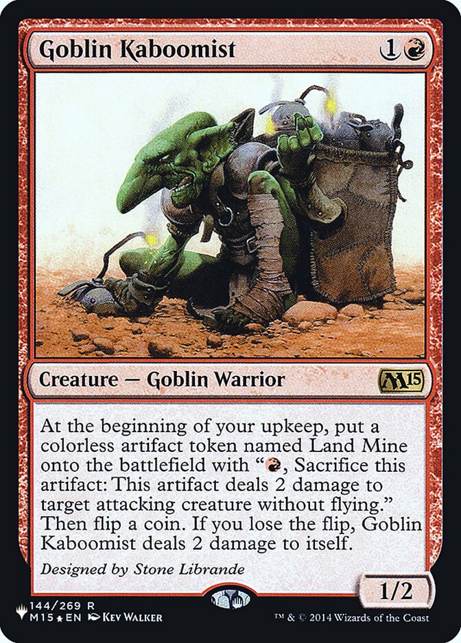 Goblin Kaboomist [Secret Lair: Heads I Win, Tails You Lose] - The Mythic Store | 24h Order Processing