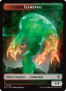 Elemental (0002) // Elemental (0009) Double-Sided Token [Lorwyn Eclipsed Tokens] - The Mythic Store | 24h Order Processing