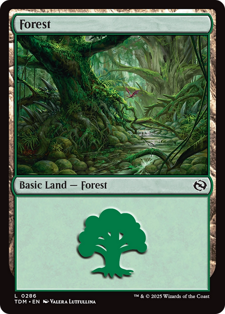 Forest (0286) [Tarkir: Dragonstorm] - The Mythic Store | 24h Order Processing